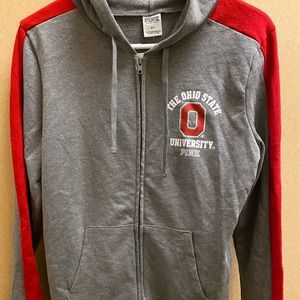 Victoria Secret Pink Ohio State Hoodie Zip Up